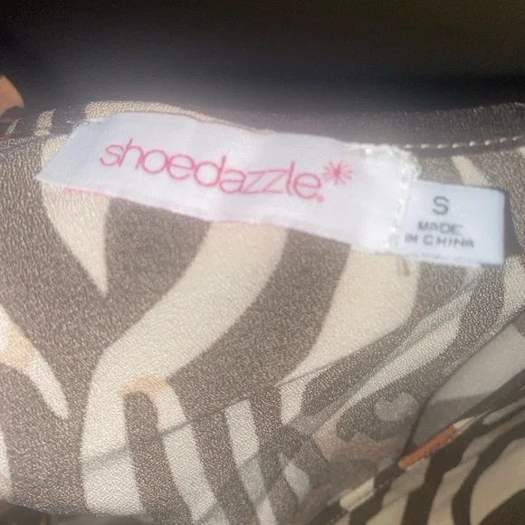 Animal Safari Print Maxi Cutout Dress by Shoe Dazzle Sz S - Picture 7 of 7